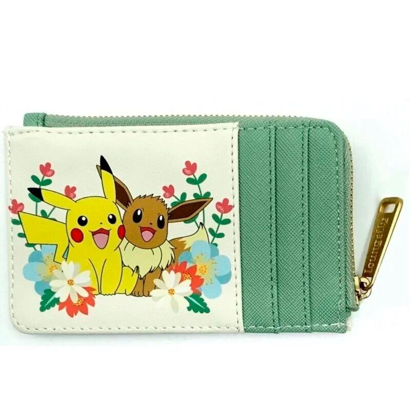 Loungefly Pikachu &amp; Eevee Floral Card Holder