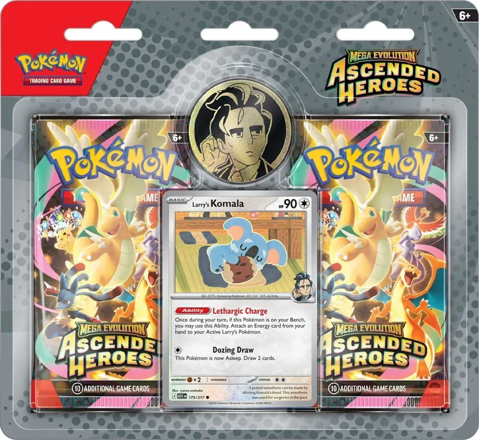 Pokémon TCG Ascended Heroes Trainer Blister: Larry