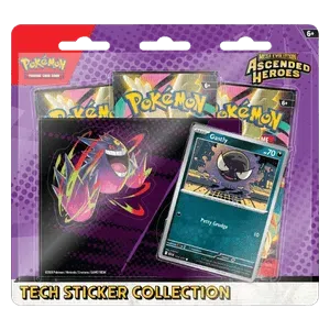 Pokémon TCG Ascended Heroes: Gastly Tech Sticker Collection