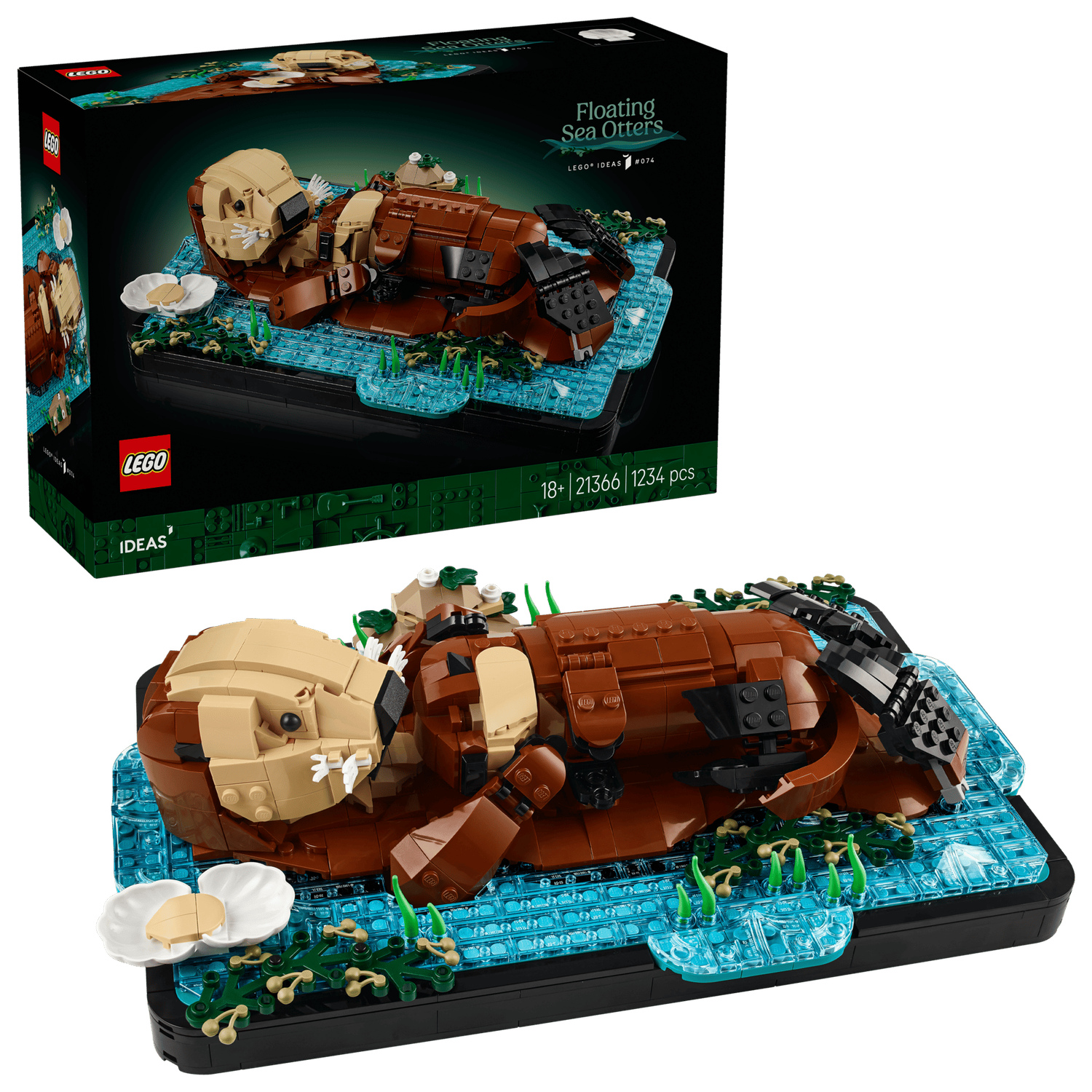 LEGO Ideas Floating Sea Otters 21366