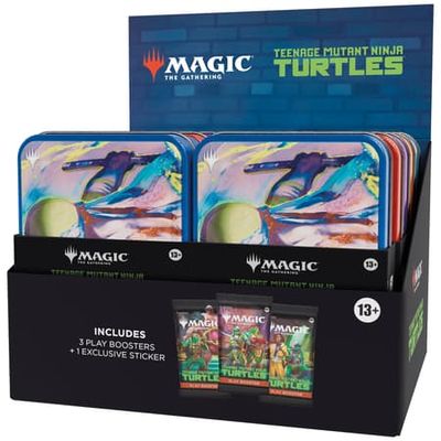 Magic The Gathering Teenage Mutant Ninja Turtles Tins Display