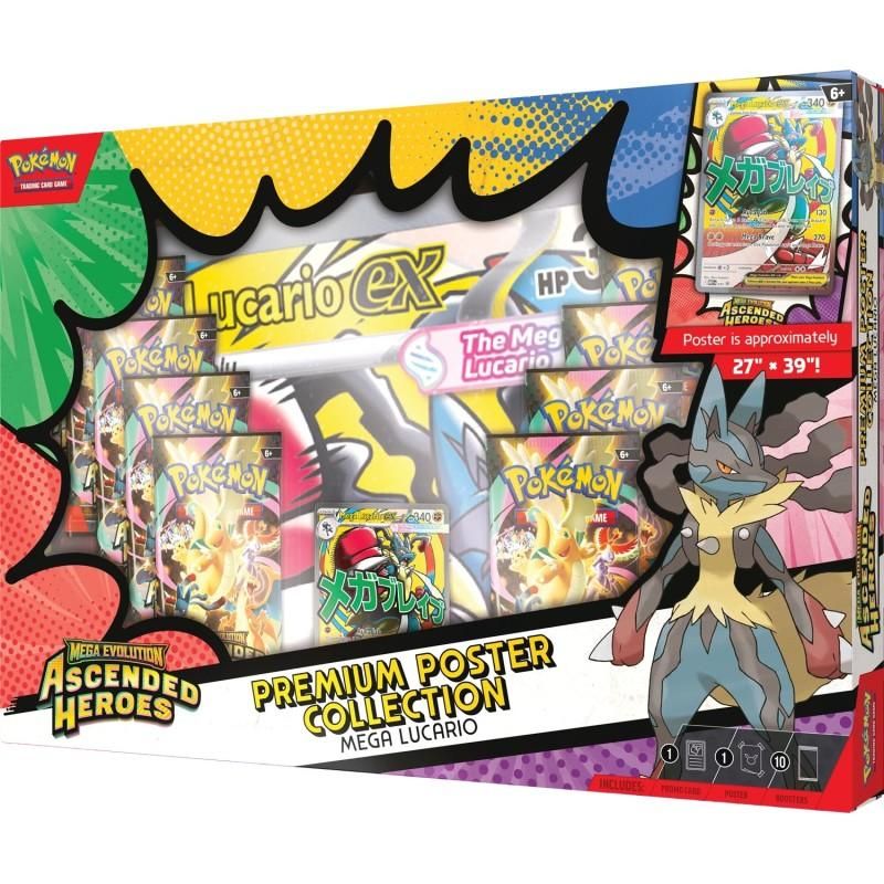 Pokémon ME2.5 Premium poster collection - Ascended Heroes - Mega Lucario