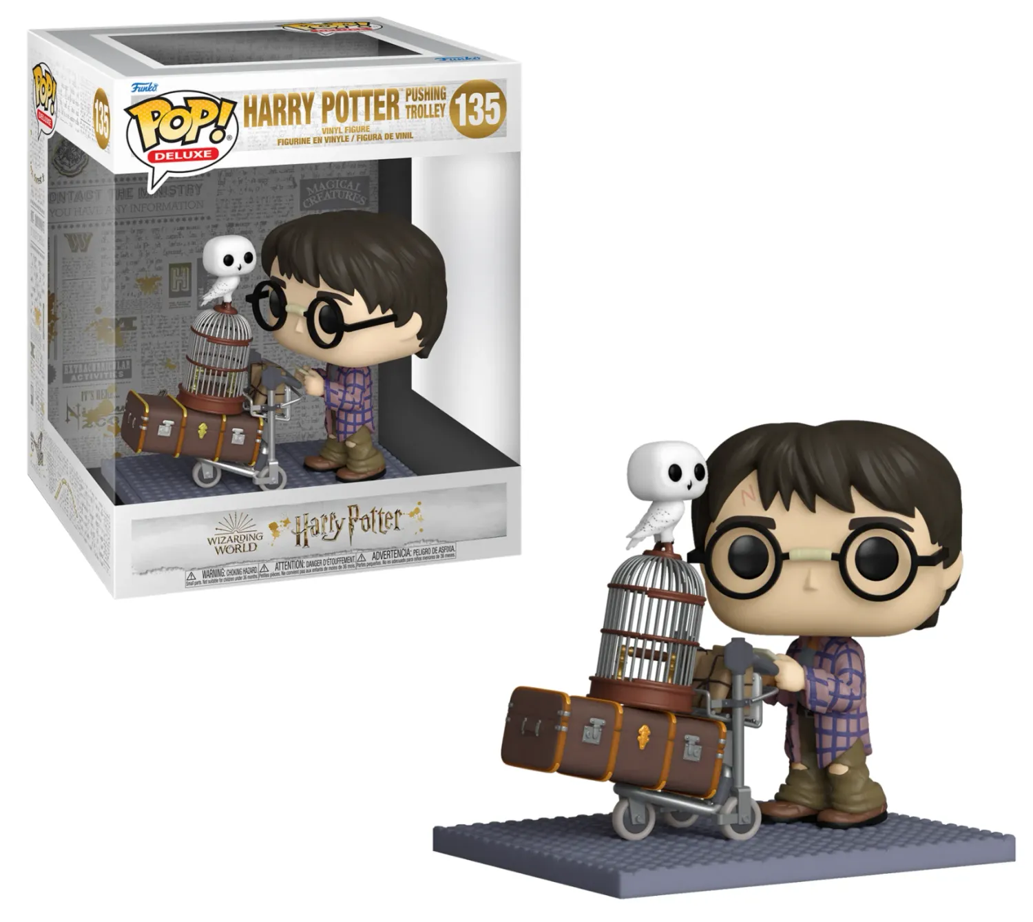 HARRY POTTER Anniversary – POP Deluxe N° 135 – Harry Pushing Trolley