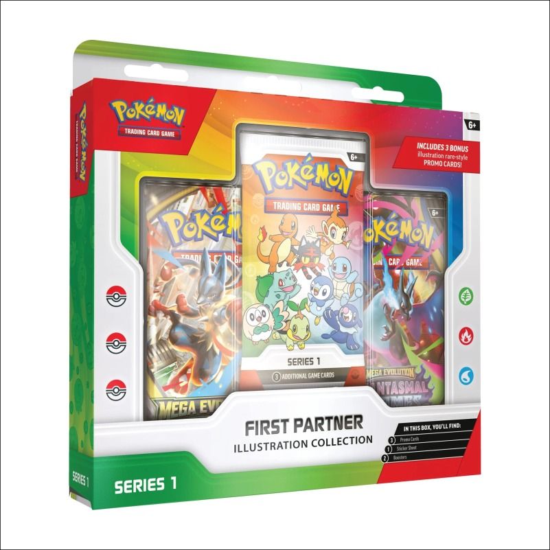 Pokémon First partner illustration collection-series 1