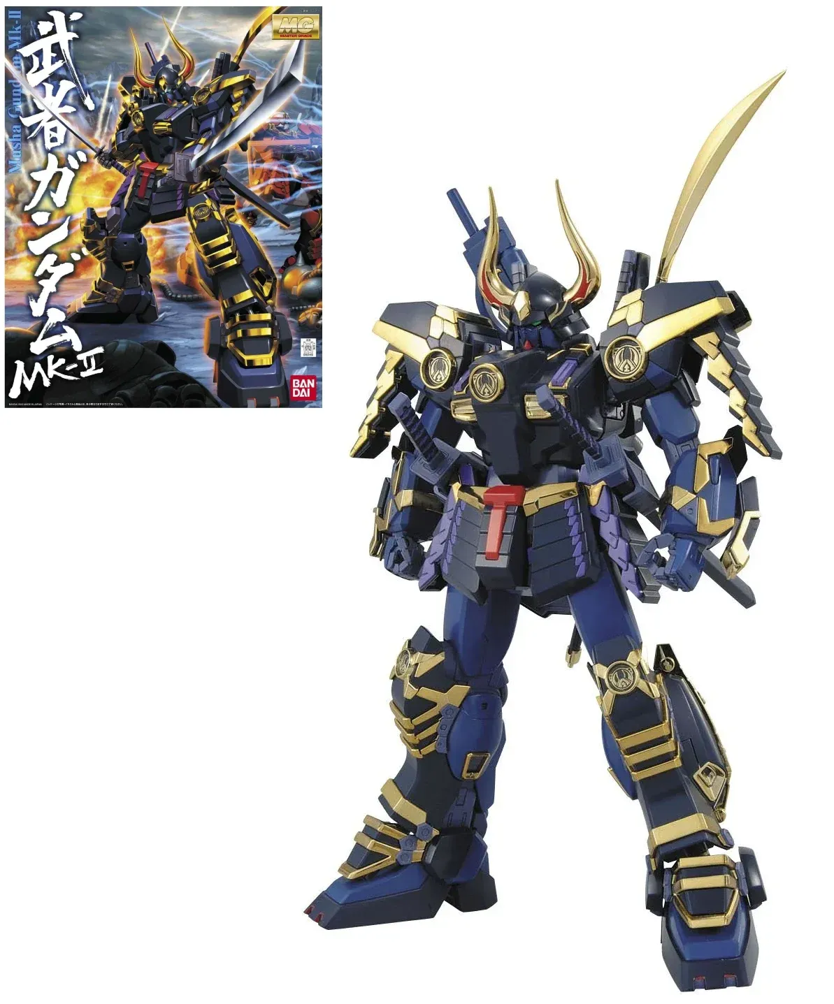 GUNDAM - Model Kit - MG 1/100 - Musha Gundam MK-II - 18CM