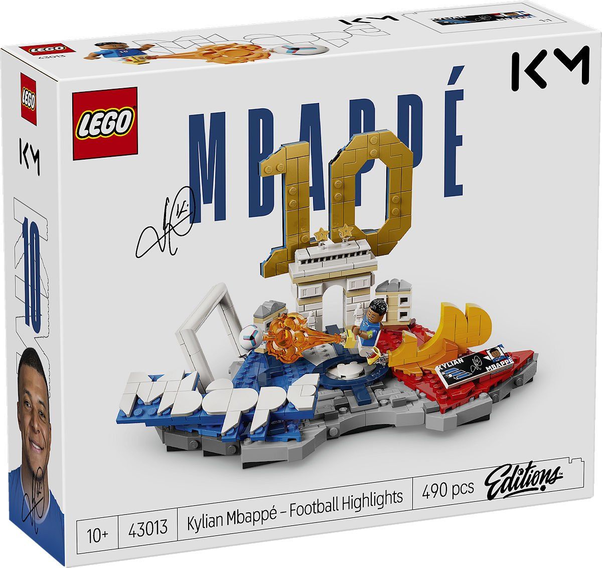 LEGO 43013 Editions Sports Kylian Mbappé – Voetbalhoogtepunten