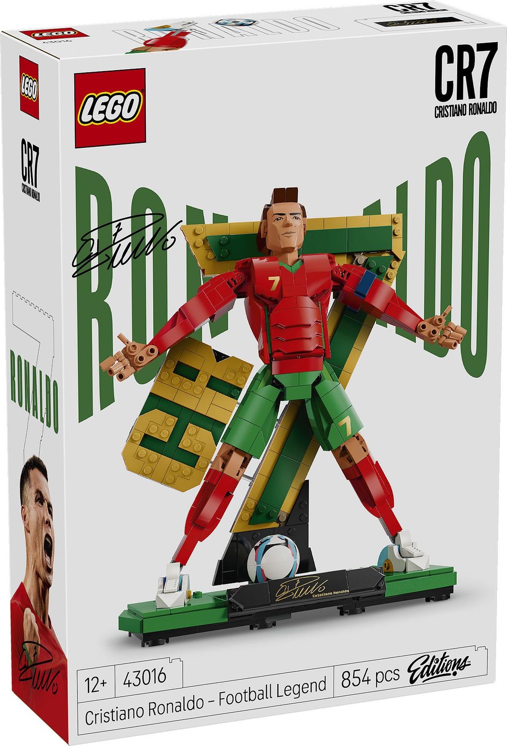 LEGO 43016 Editions Sports Cristiano Ronaldo – Voetballegende