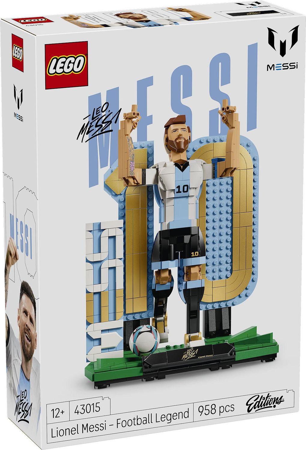 LEGO 43015 Editions Sports Lionel Messi – Voetballegende