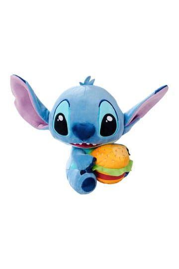 Lilo &amp; Stitch Plush Figure – Stitch with Burger 25 cm
