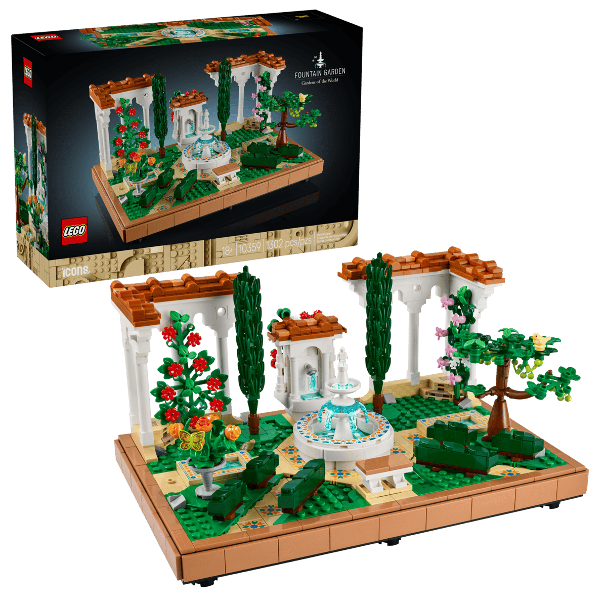 LEGO® Icons – Fountain Garden (10359)