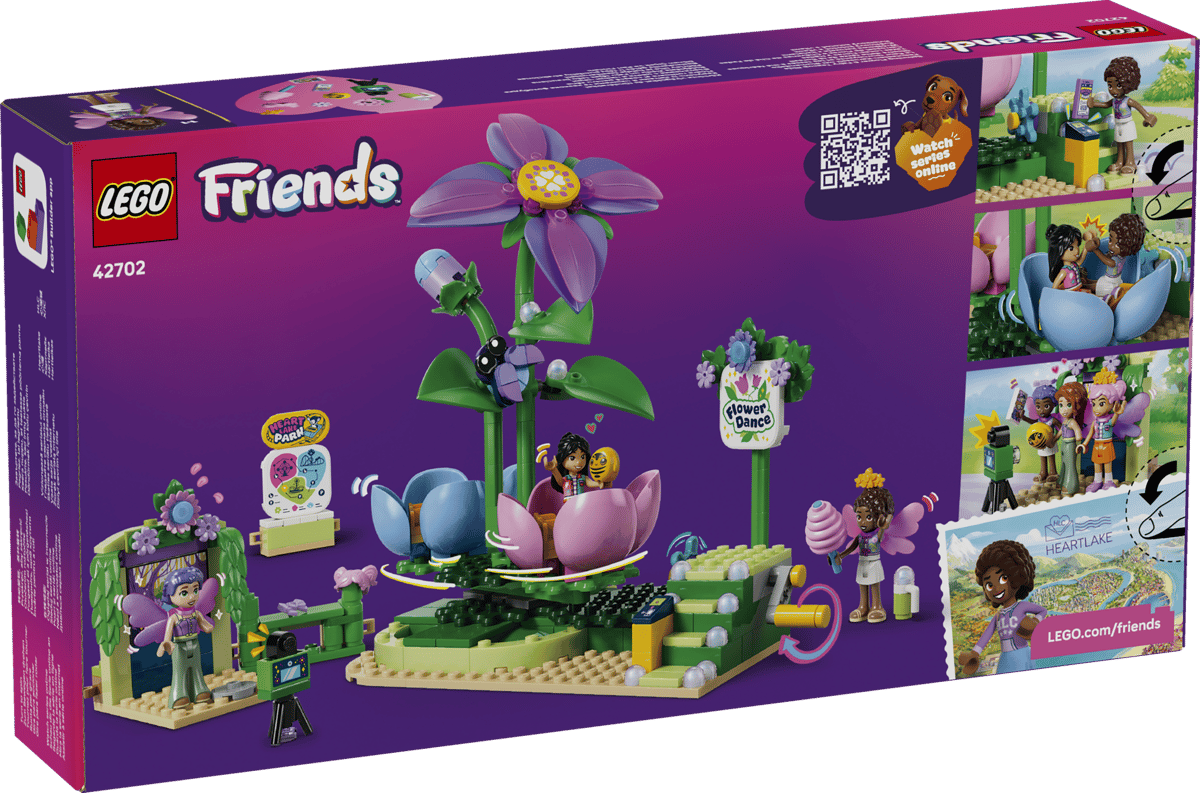 LEGO® Friends Flower-Themed Spinning Teacups Ride (42702)