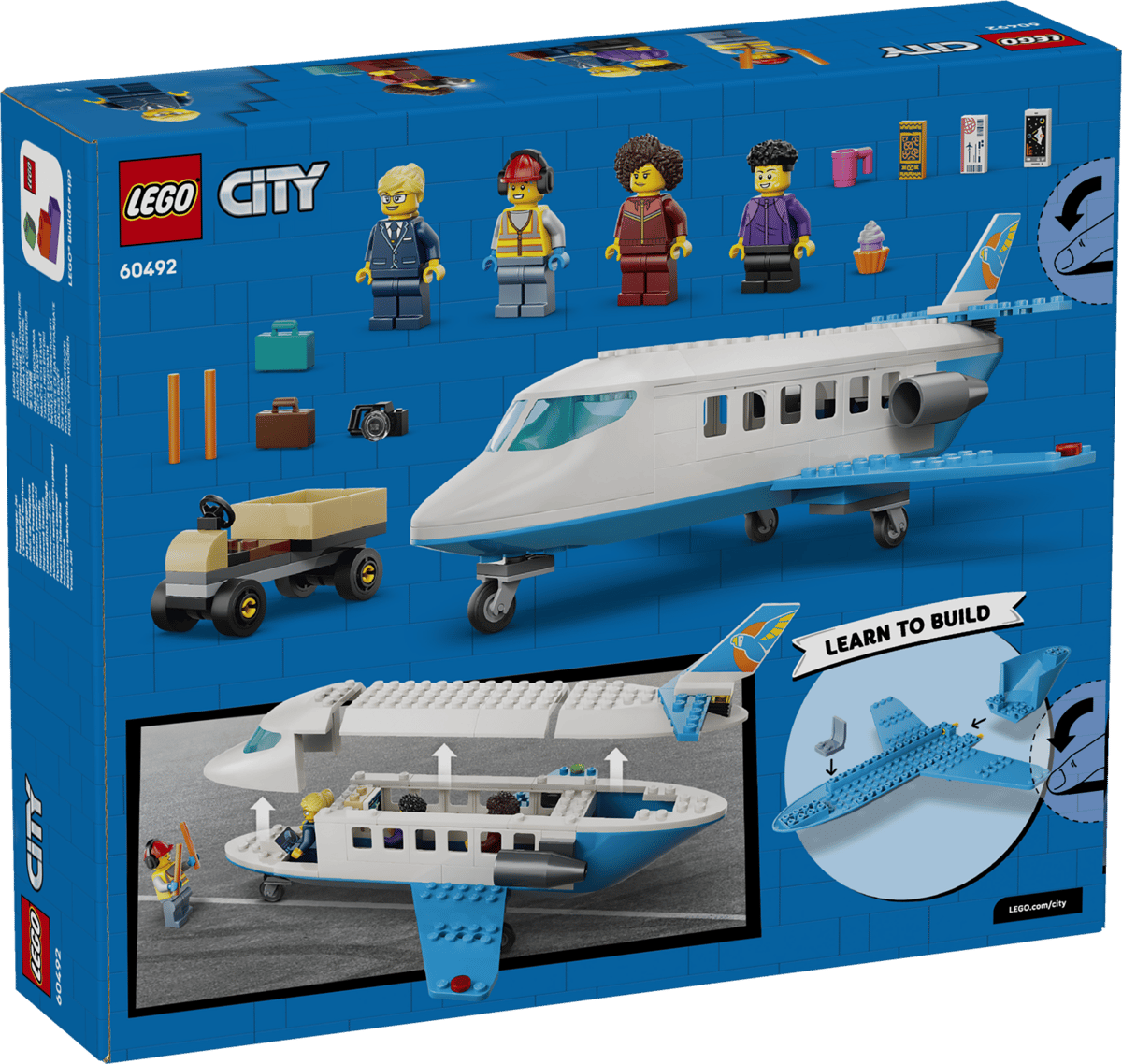 Lego City - passenger jet #60492