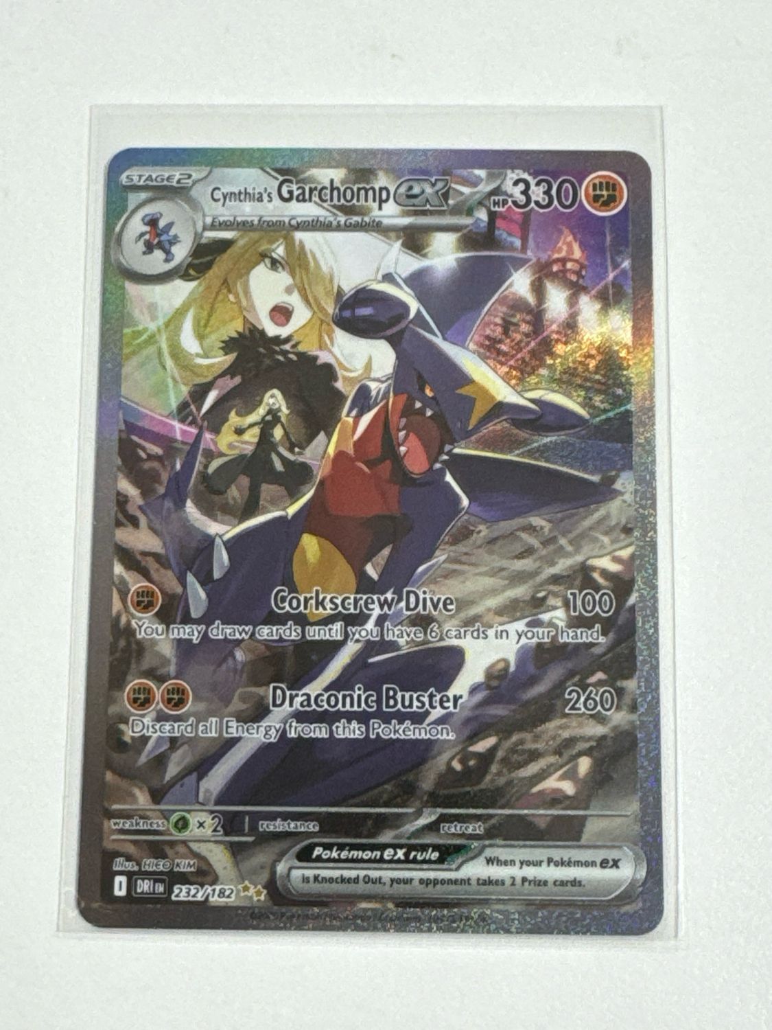 Pokemon TCG : Cynthia's Garchomp (DRI 232) NM
