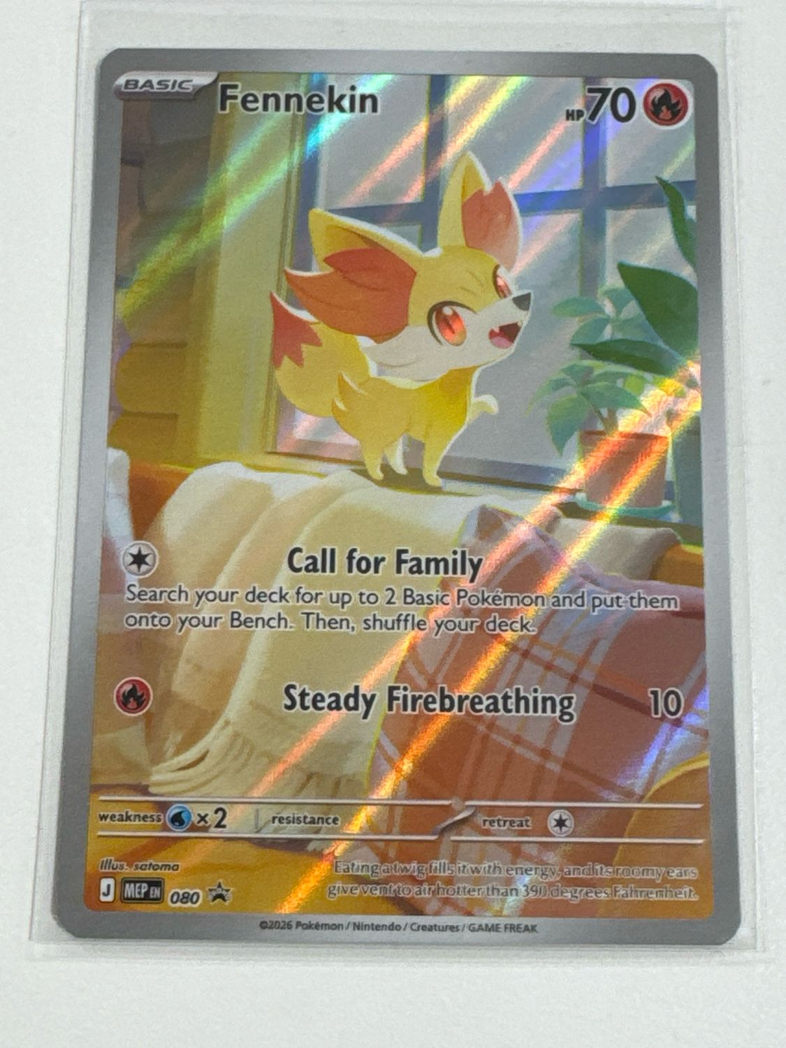Pokemon TCG : Fennekin (MEP 080)