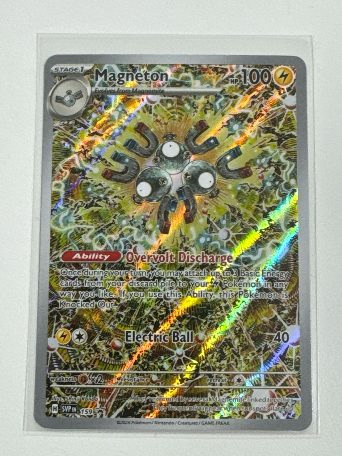 Pokemon TCG : Magneton (SVP 159) NM