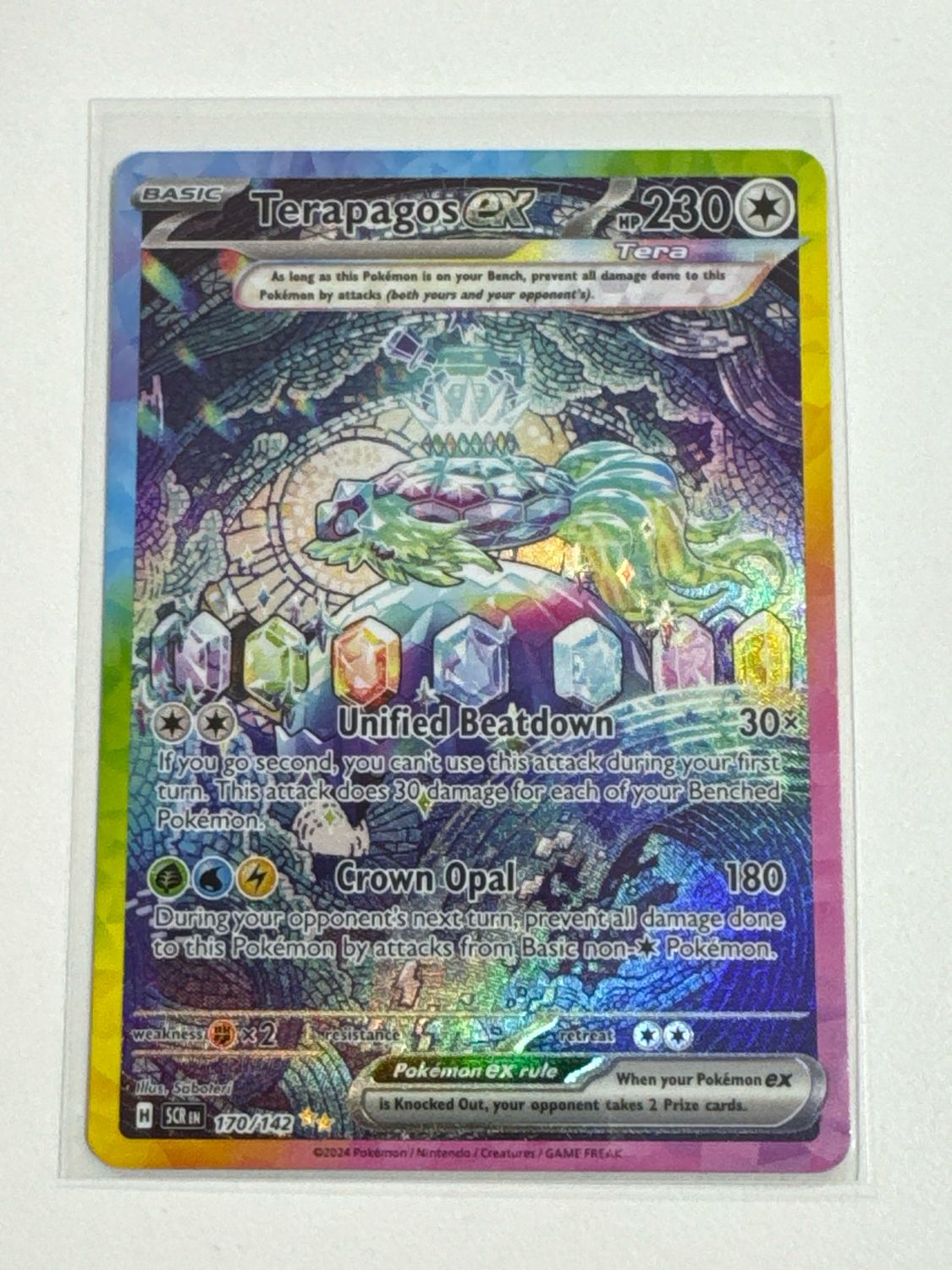 Pokemon TCG : Terapagos ex (SCR 170) NM