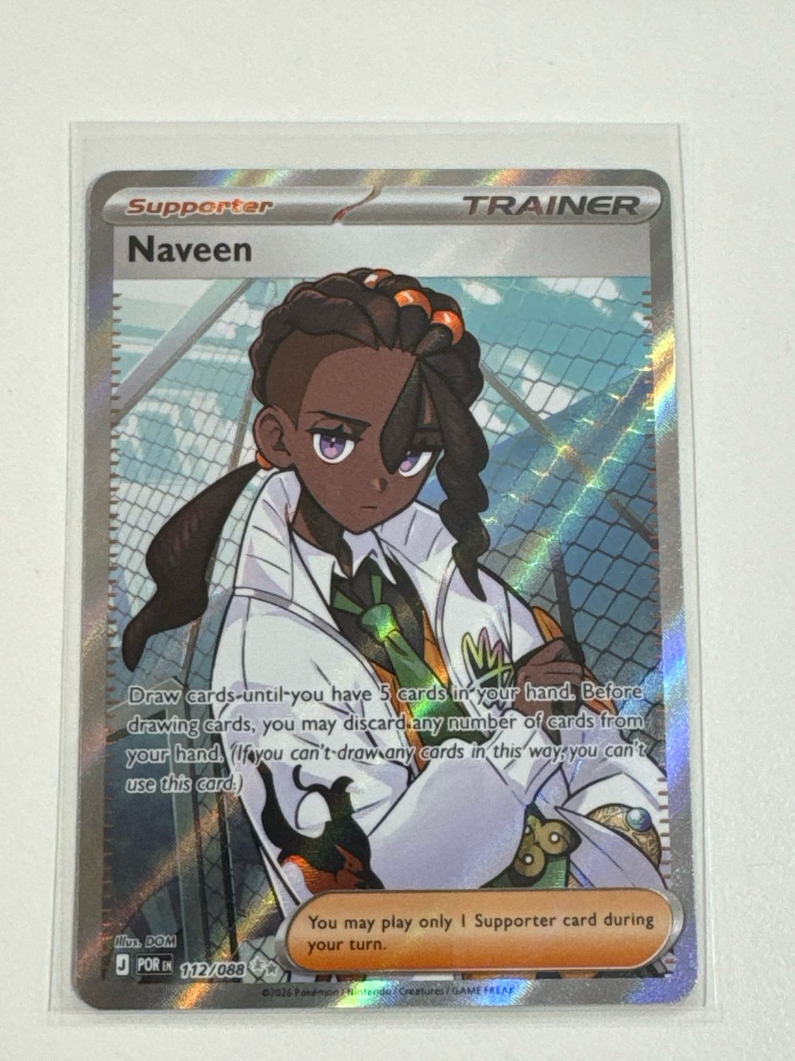 Pokemon TCG : Naveen (POR 112) NM
