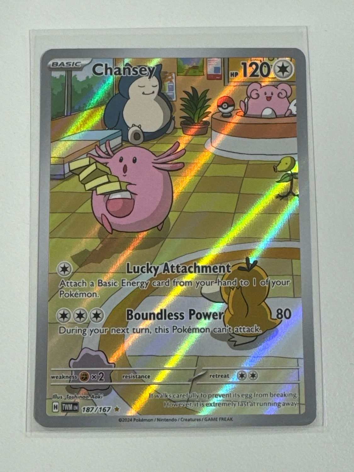Pokemon TCG : Chansey (TWM 187) NM