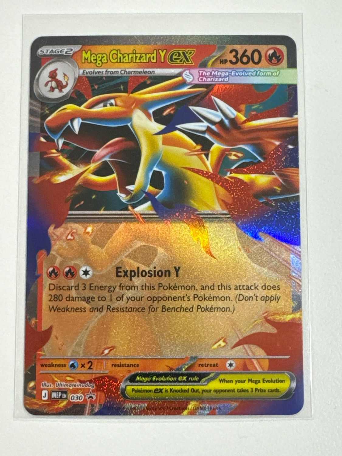 Pokemon TCG : Mega Charizard Y ex (MEP 030)