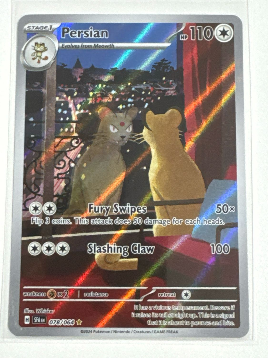 Pokemon TCG : Persian (SFA 078) NM