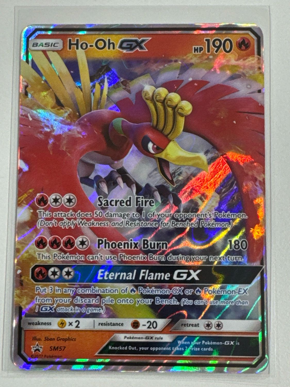 Pokemon TCG : Ho-Oh GX (SM 57) NM