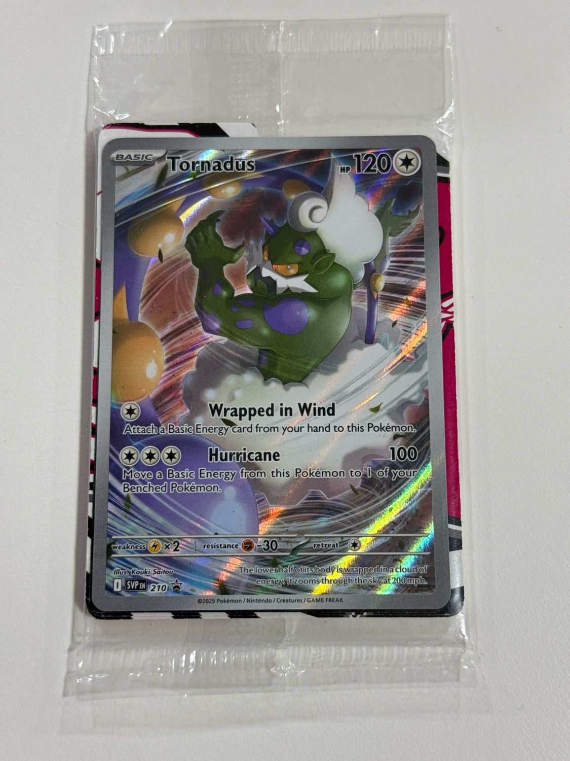 Pokemon TCG : Tornadus (SVP 210) Sealed