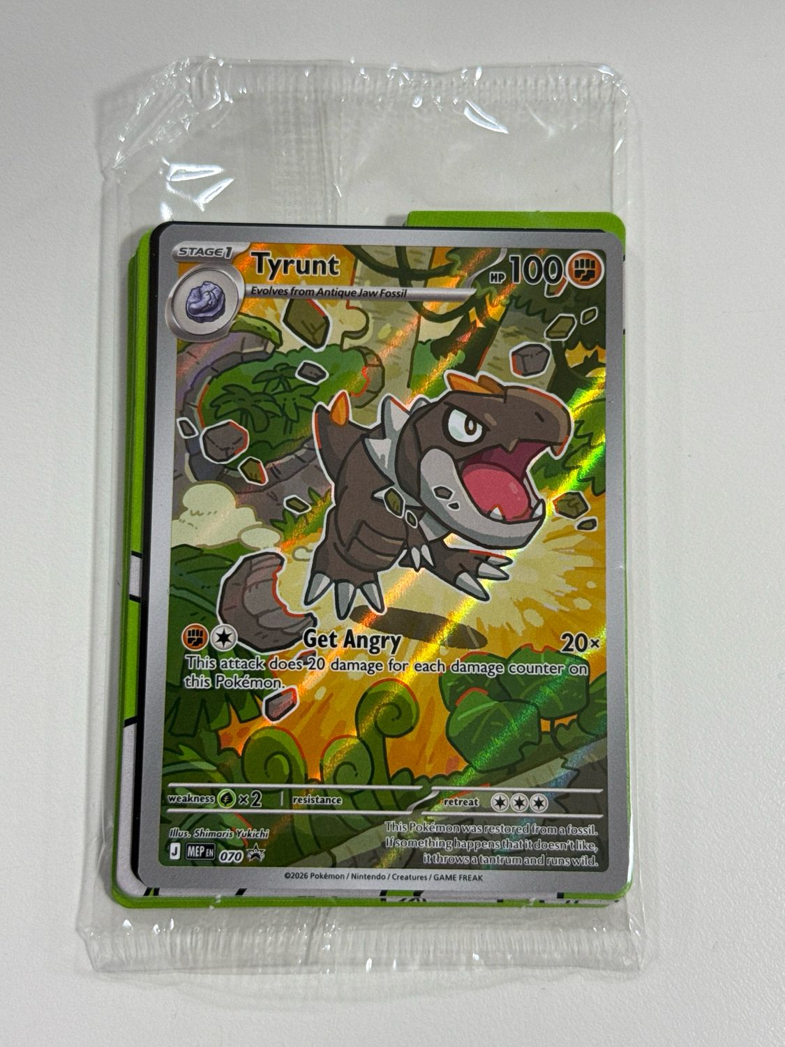 Pokemon TCG : Tyrunt (MEP 070) Sealed