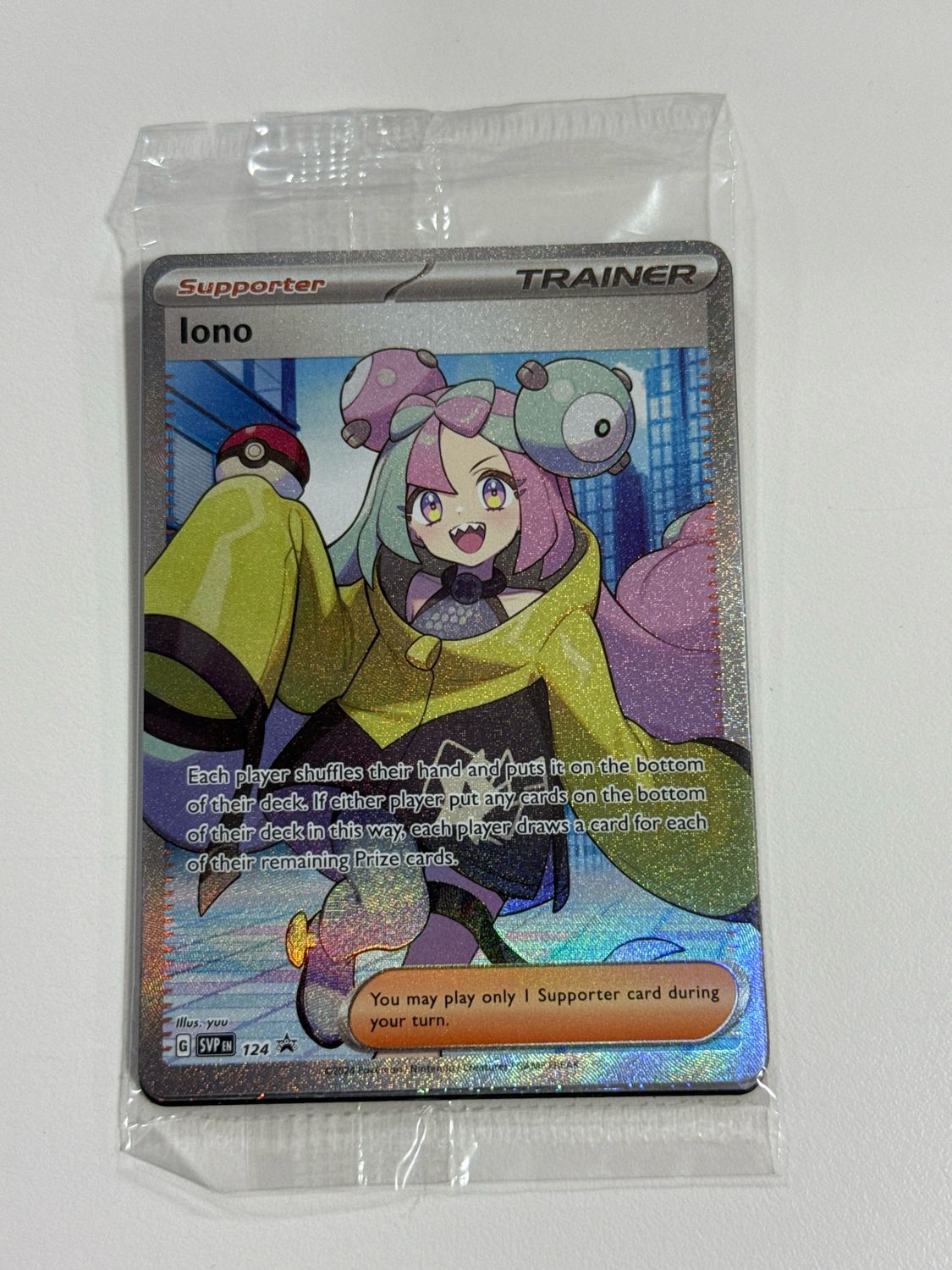 Pokemon TCG : Iono (SVP 124) Sealed
