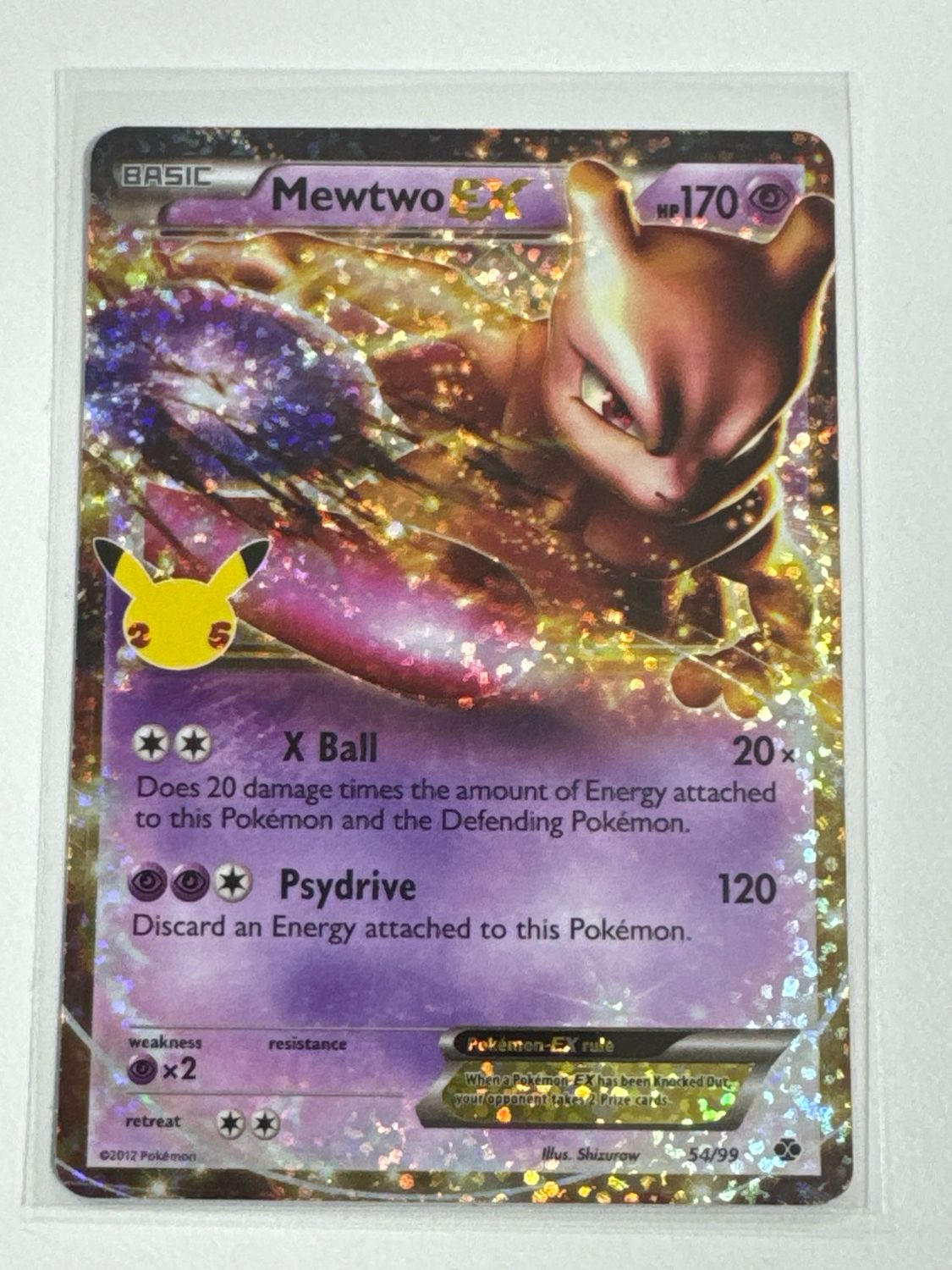 Pokemon TCG : Mewtwo EX (CEL NXD 54) NM