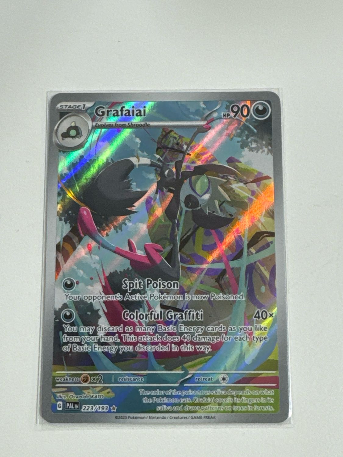 Pokemon TCG : Grafaiai (PAL 223) NM