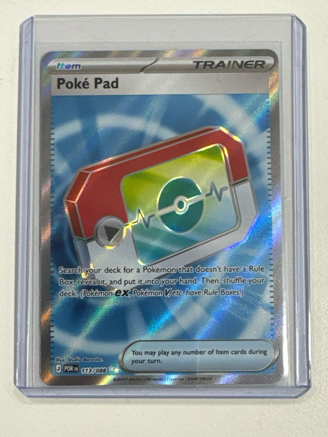 Pokemon TCG : Poké Pad (POR 113) NM