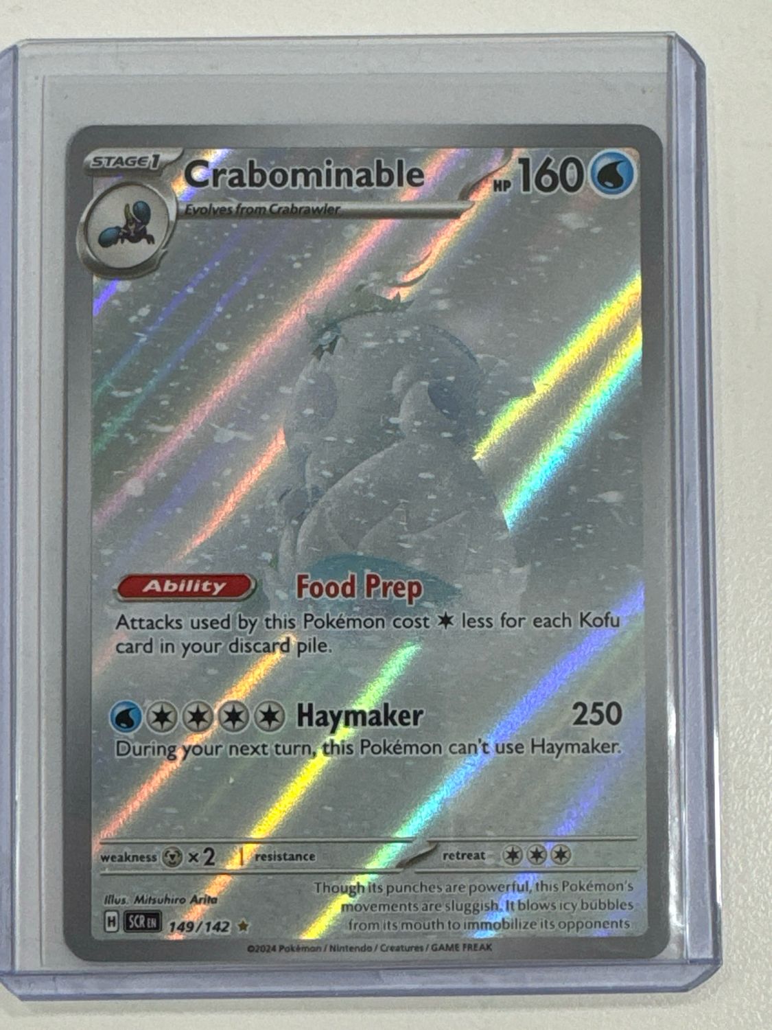Pokemon TCG : Crabominable (SCR 149) NM