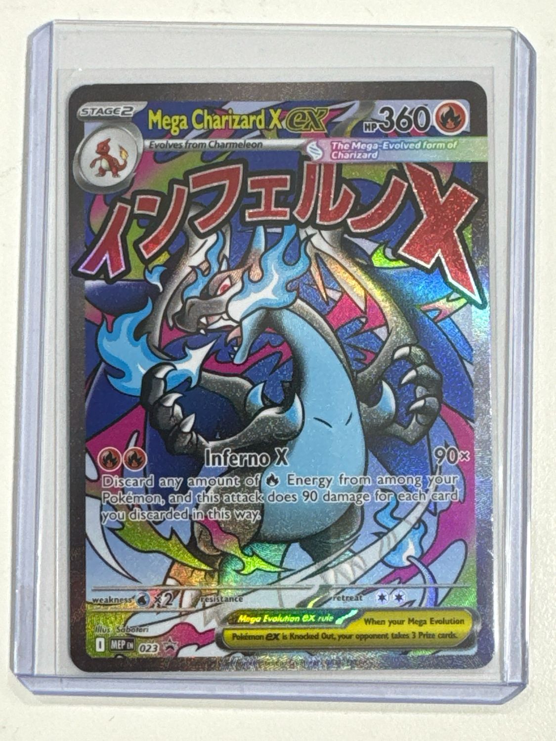 Pokemon TCG : Mega Charizard X ex (MEP 023) NM