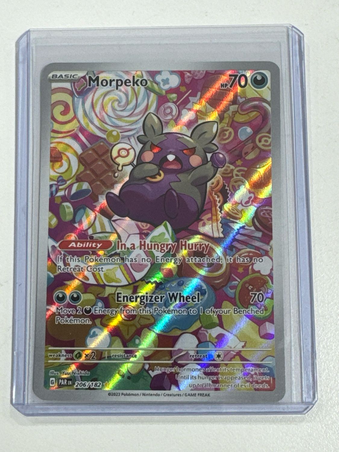 Pokemon TCG : Morpeko (PAR 206) NM