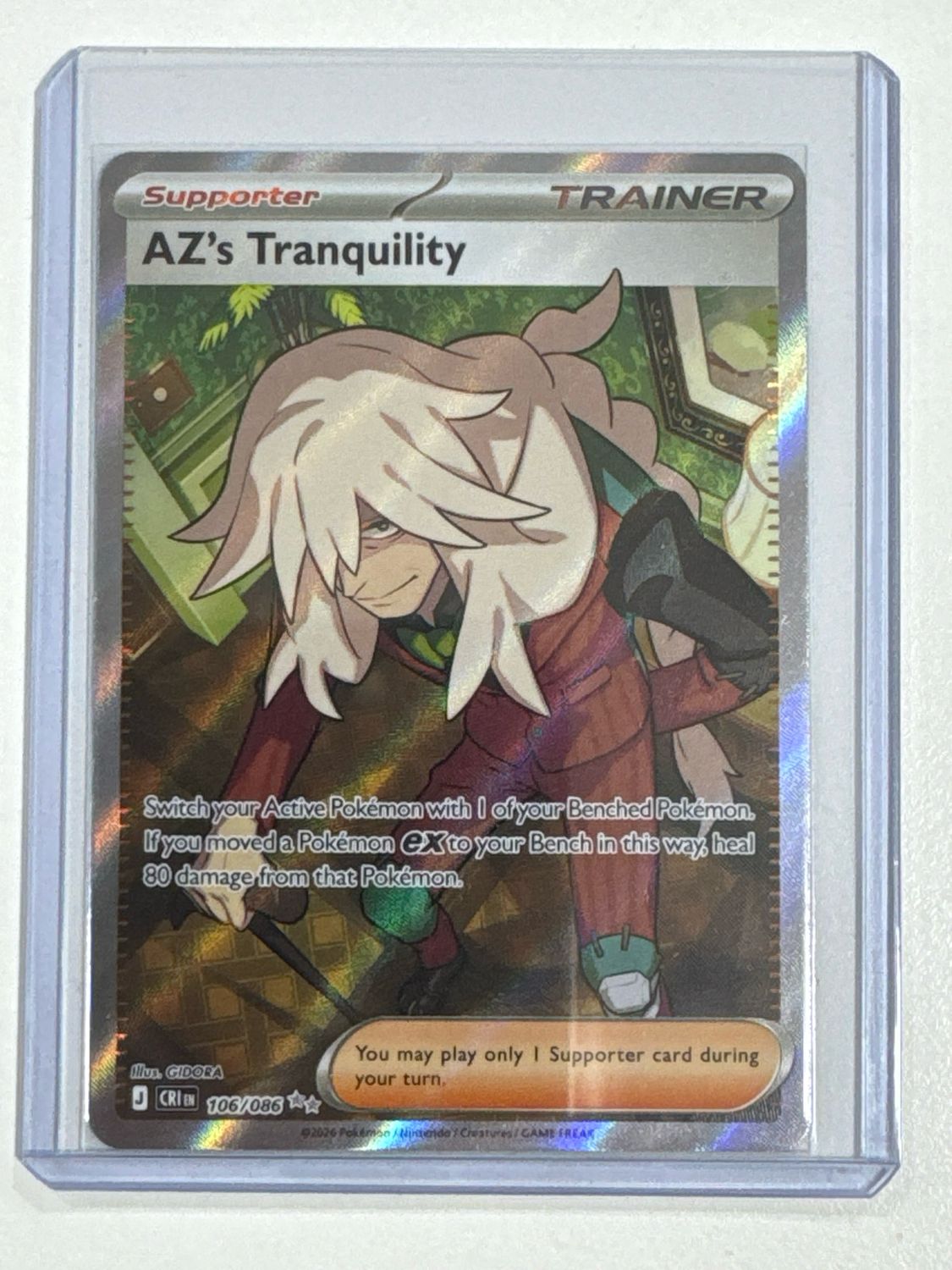 Pokemon TCG : AZ's Tranquility (CRI 106) NM