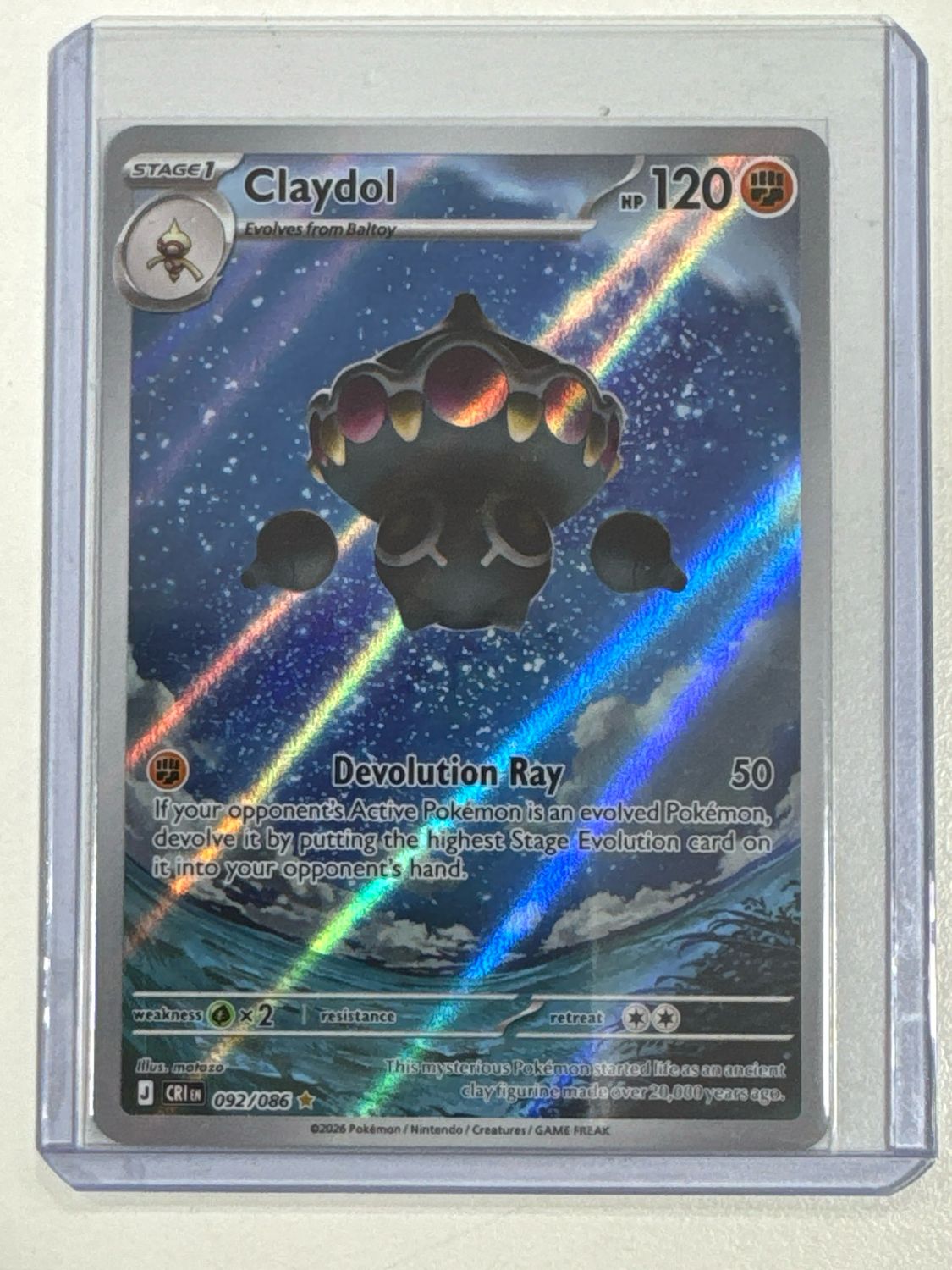 Pokemon TCG : Claydol (CRI 092) NM