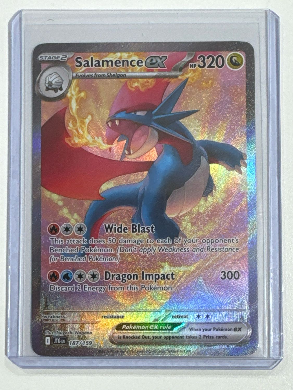 Pokemon TCG : Salamence ex (JTG 187) NM