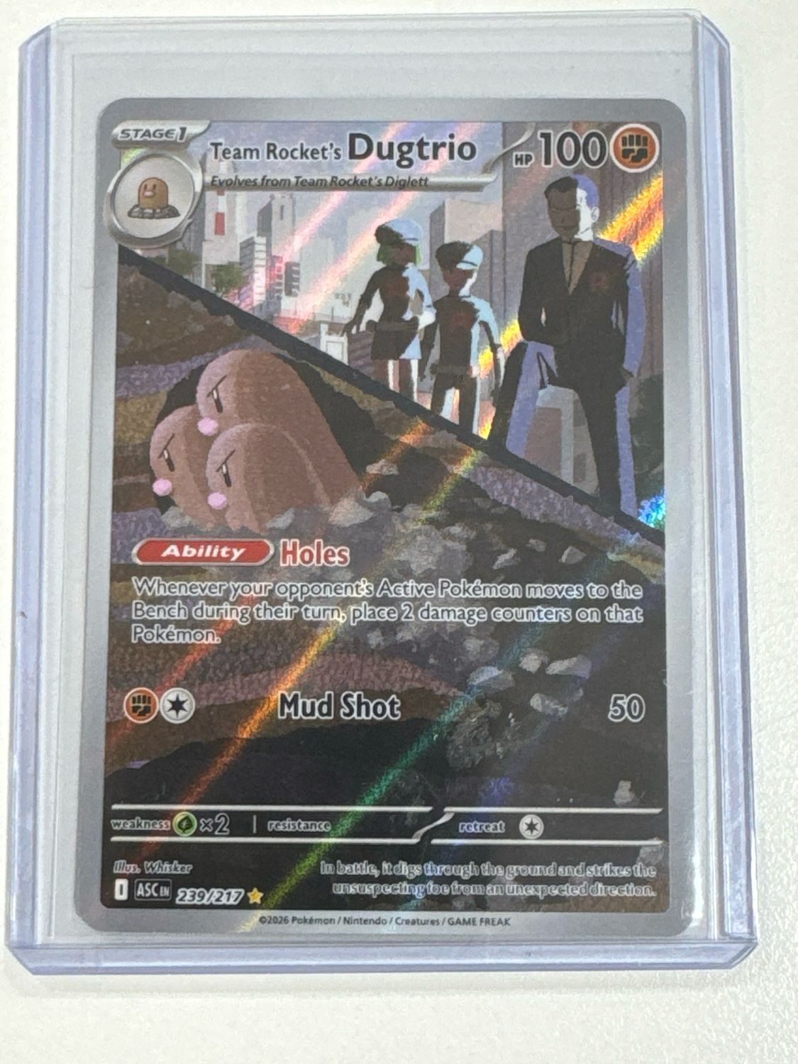 Pokemon TCG : Team Rocket's Dugtrio (ASC 239) NM