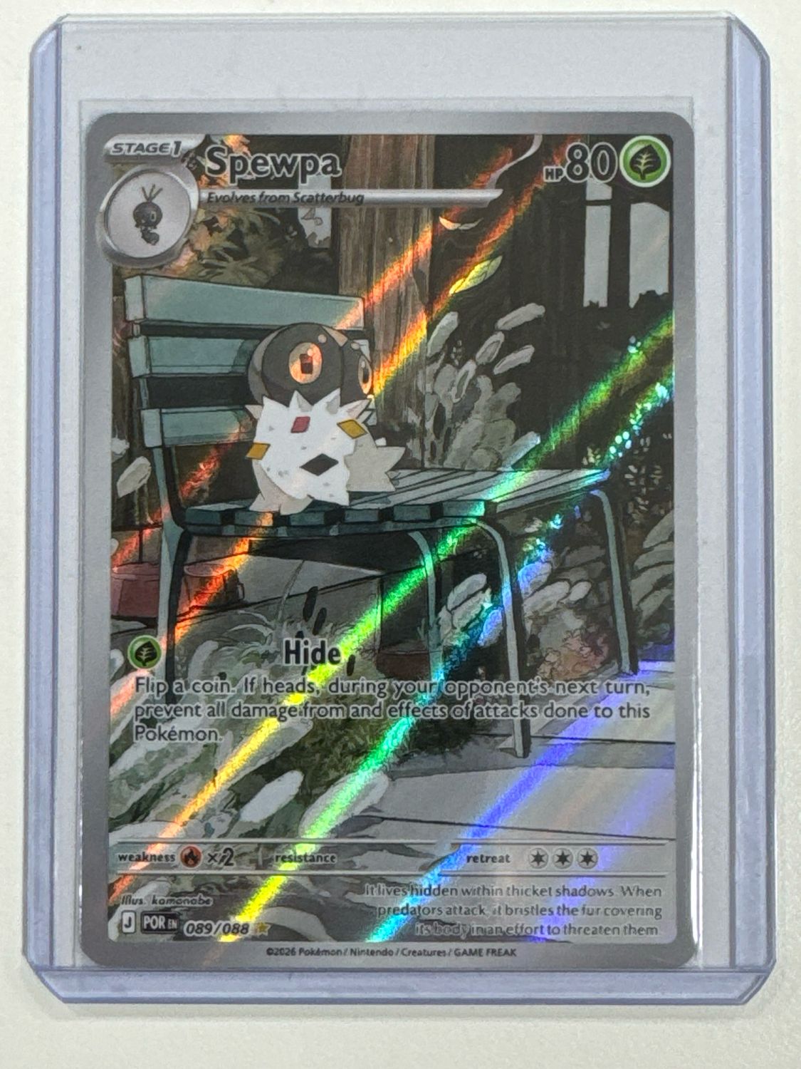 Pokemon TCG : Spewpa (POR 089) NM