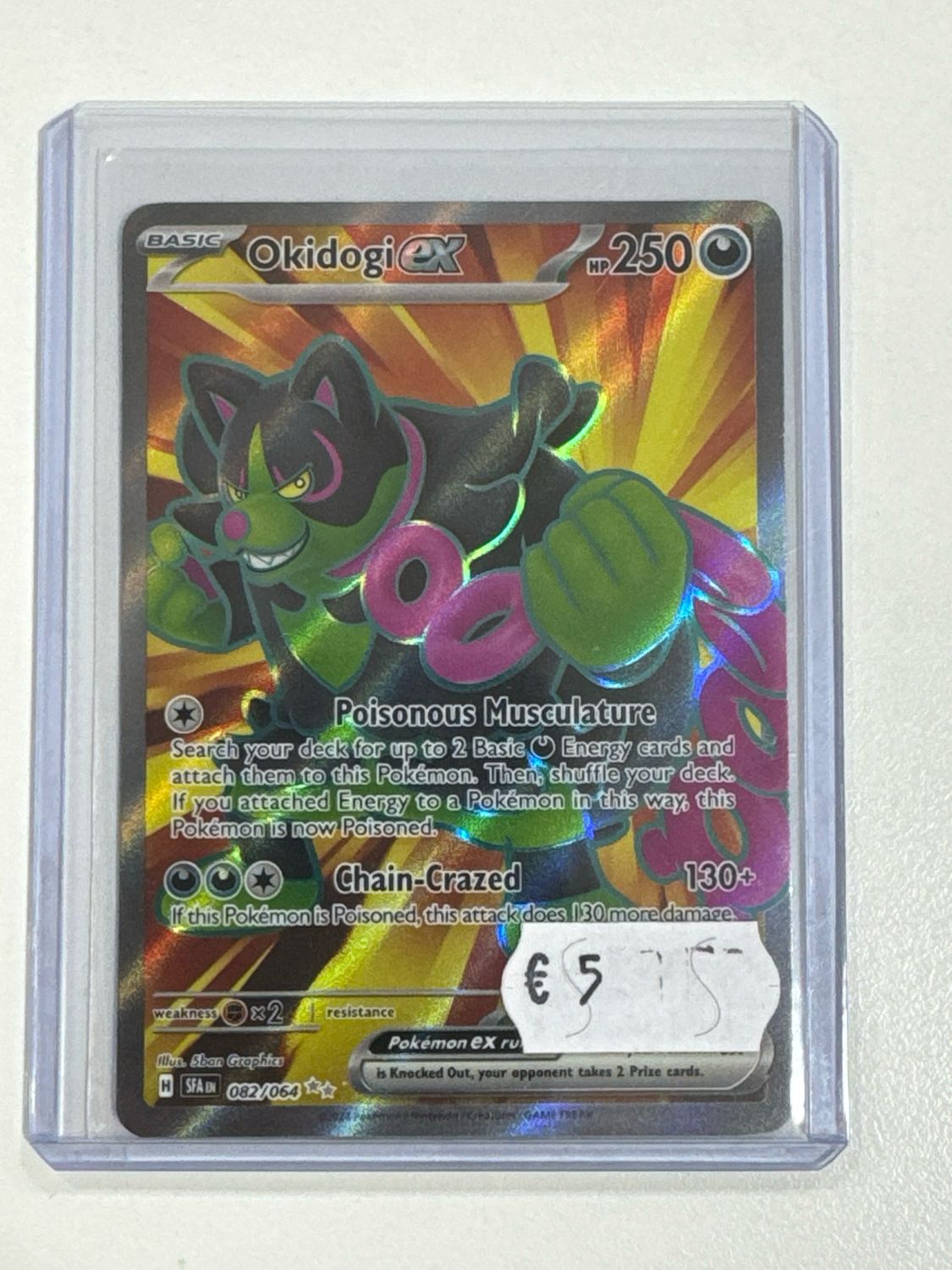 Pokemon TCG : Okidogi ex (SFA 082) NM