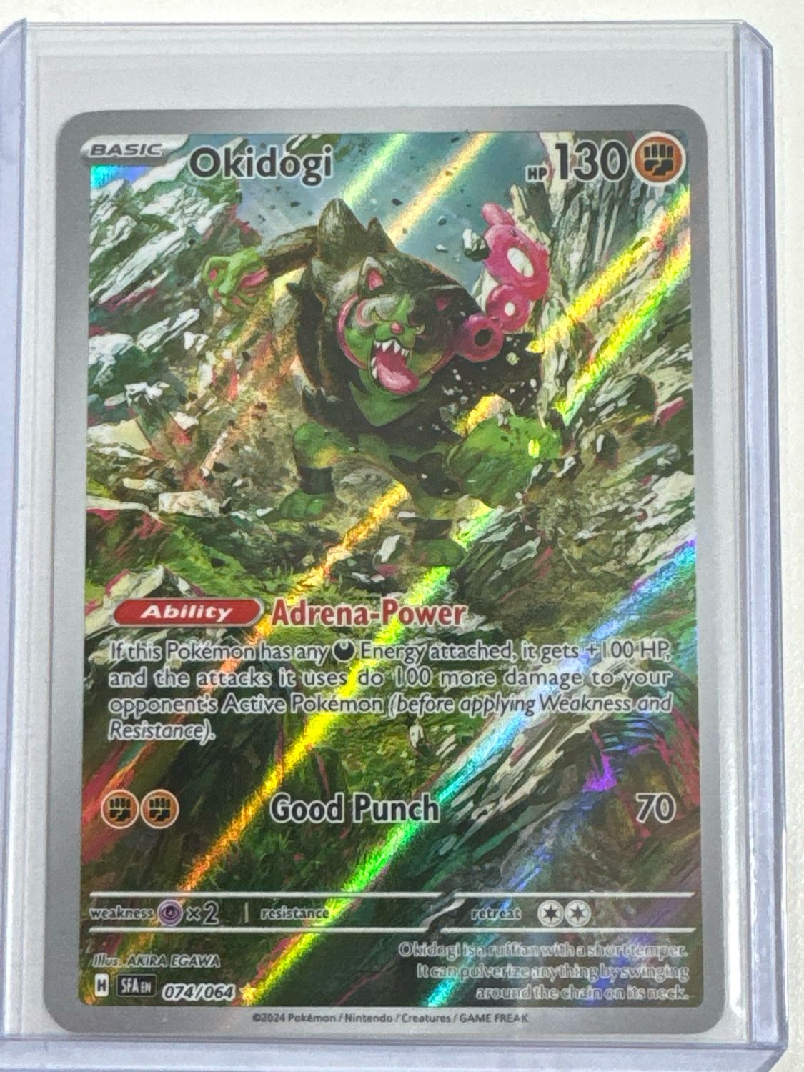 Pokemon TCG : Okidogi (SFA 074) NM