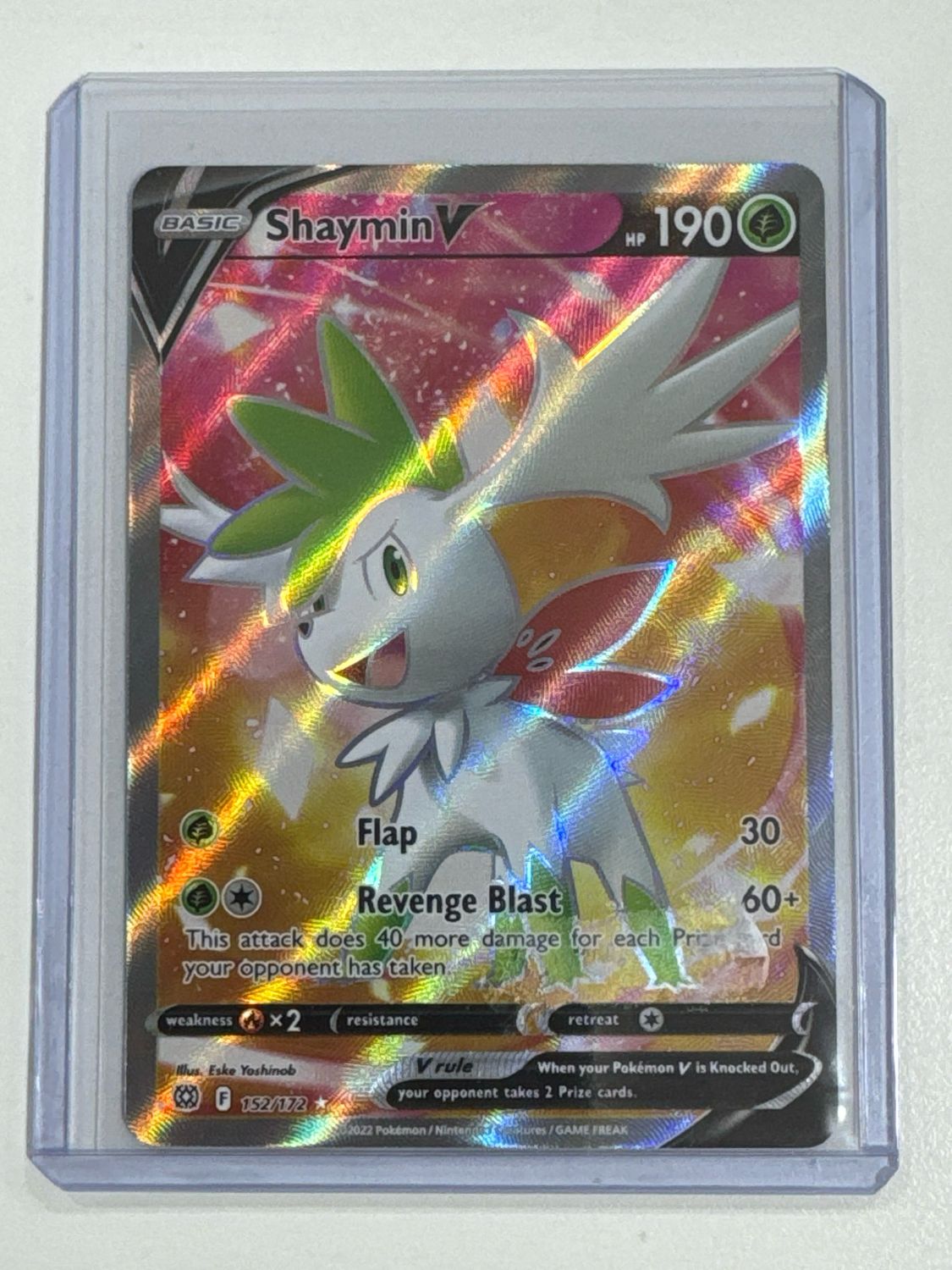 Pokemon TCG : Shaymin V (BRS 152) NM