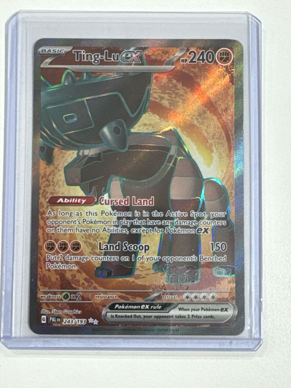 Pokemon TCG : Ting-Lu ex (PAL 243) NM