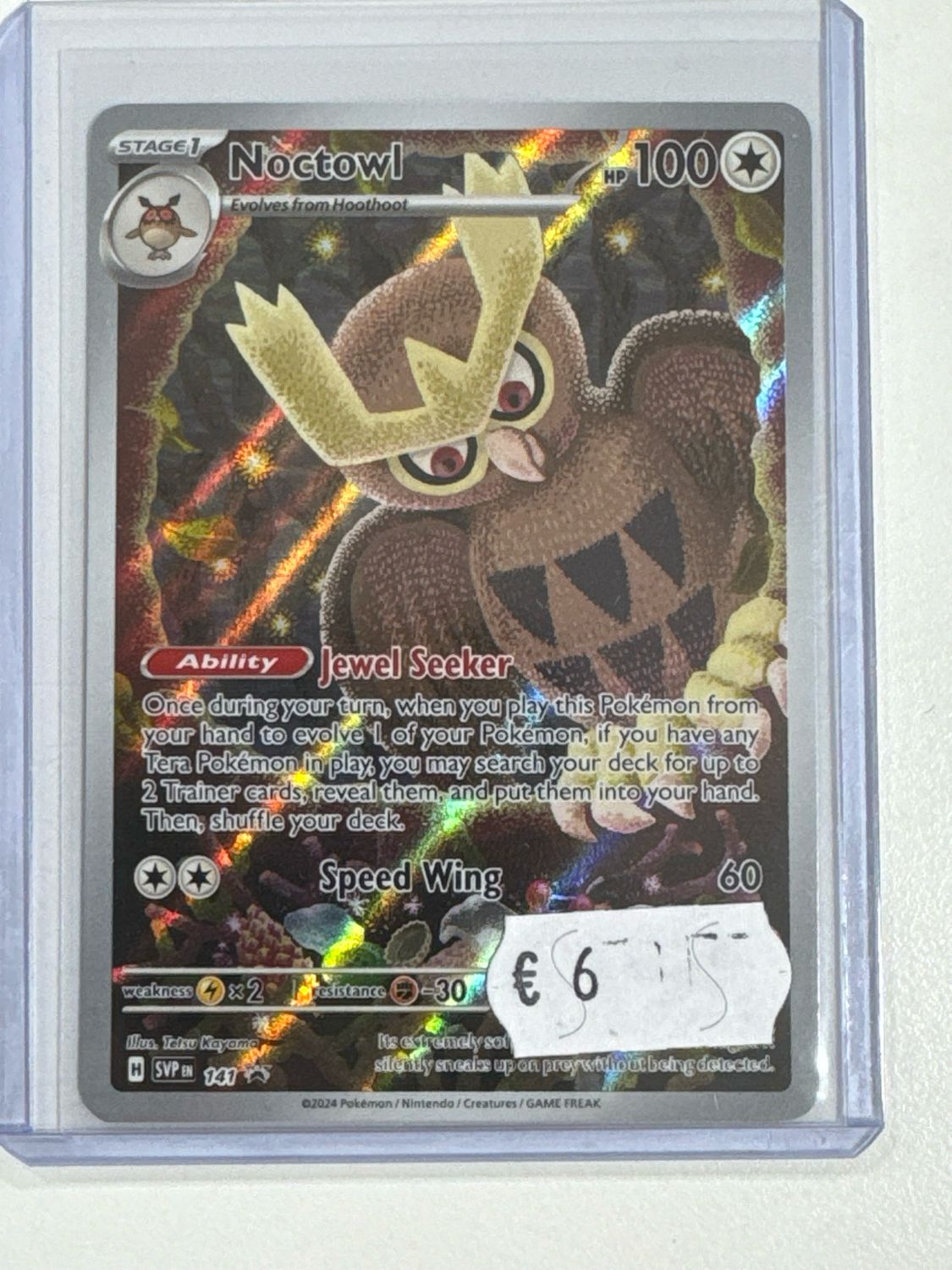 Pokemon TCG : Noctowl (SVP 141) NM