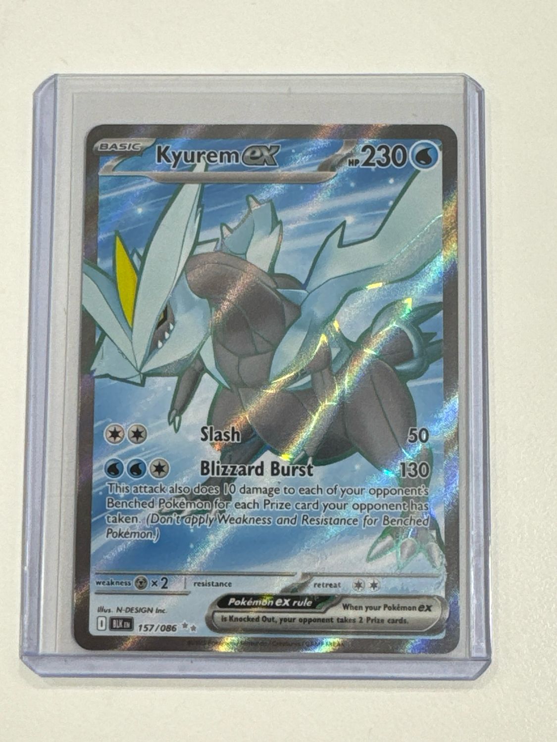 Pokemon TCG : Kyurem ex (BLK 157) NM