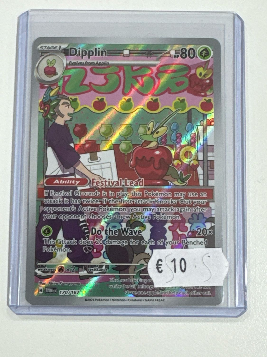 Pokemon TCG : Dipplin (TWM 170) NM