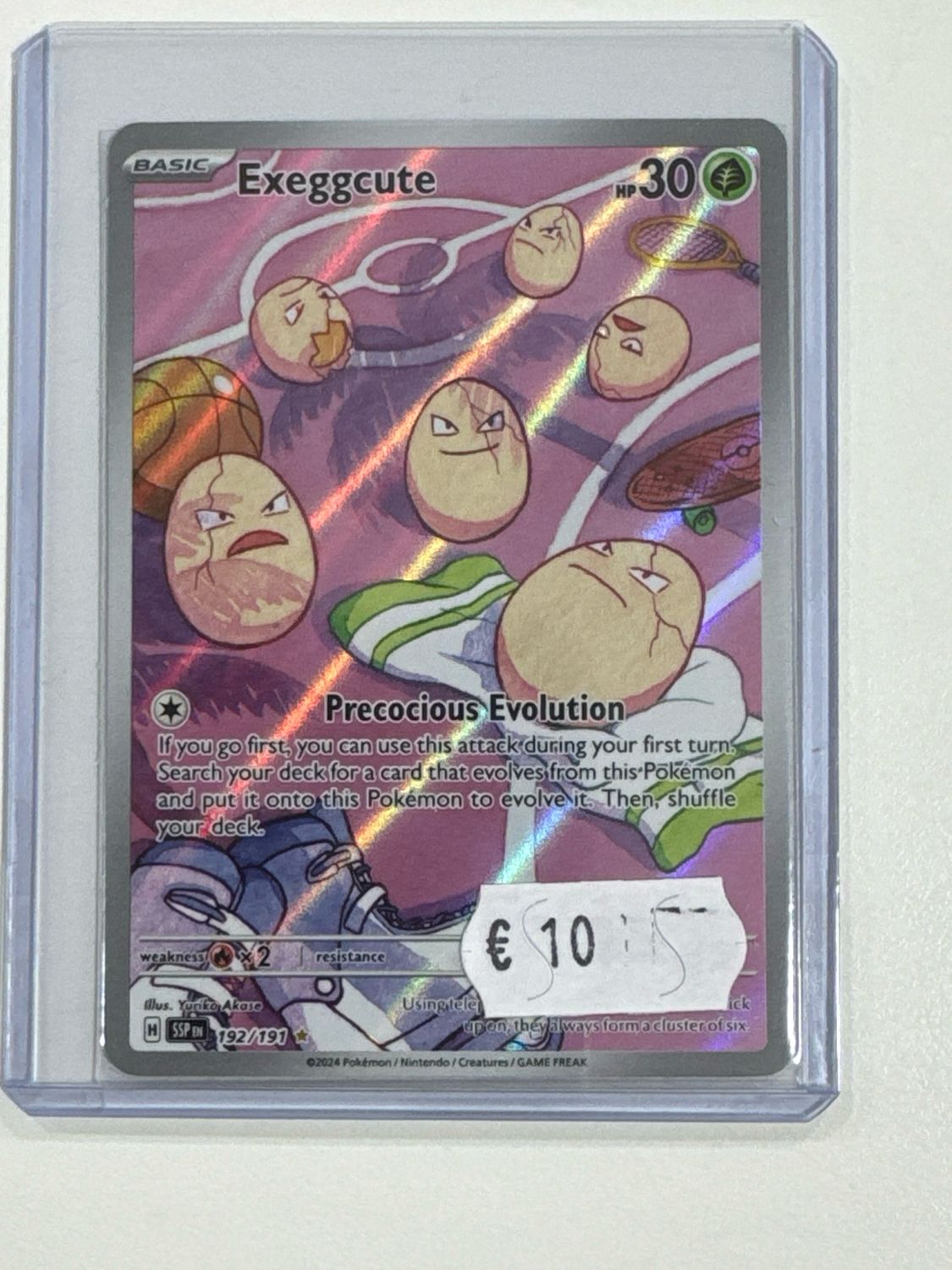Pokemon TCG : Exeggcute (SSP 192) NM