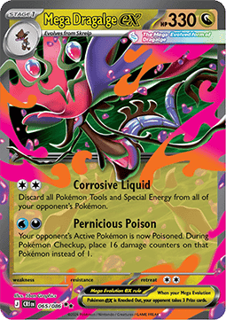 Pokemon TCG : Mega Dragalge ex (CRI 065)