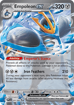 Pokemon TCG : Empoleon ex (PFL 070) NM