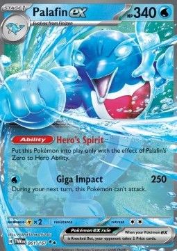 Pokemon TCG : Palafin ex (TWM 061) NM
